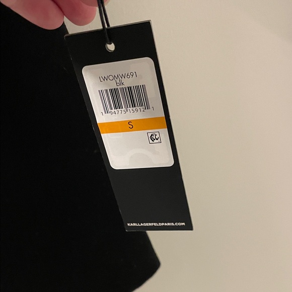 Karl Lagerfeld Paris belted wool blend patch pocket coat. NWT. Perfect condition - Picture 5 of 6